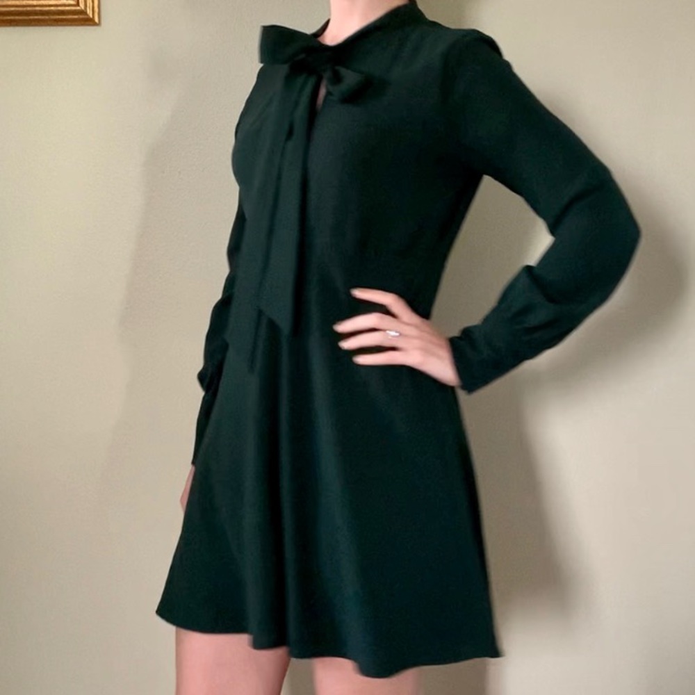 Zara dark green dress
